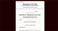 Desktop Screenshot of bluegrassonthetube.com